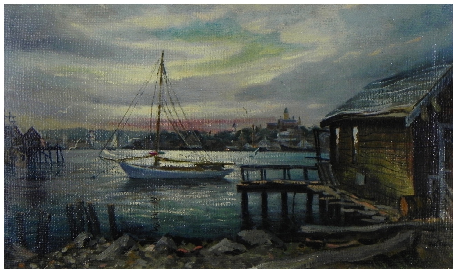 Evening in the Harbor
